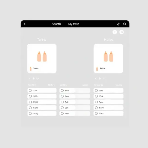Twin Feeding Routine Tracker