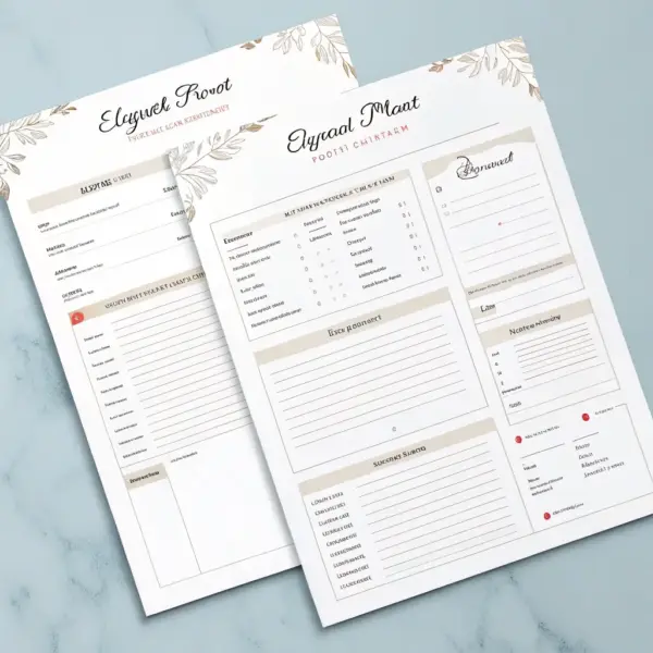 Twin Budget Planning Worksheet